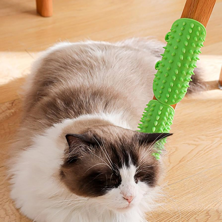 Cats Rubbing Brush